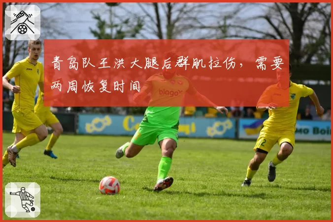 青岛队王洪大腿后群肌拉伤，需要两周恢复时间